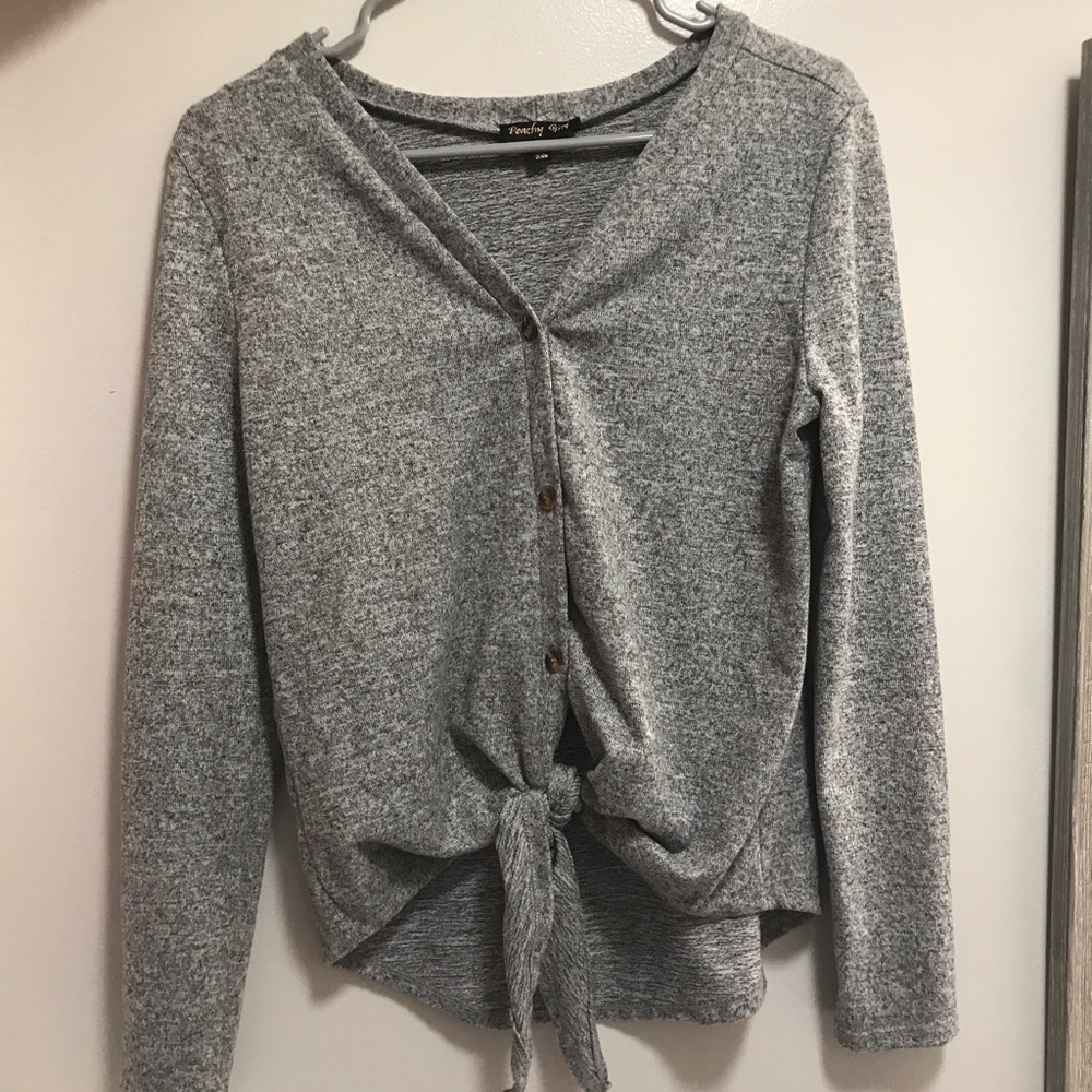 Button up sweater
